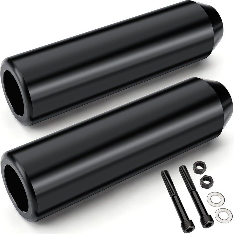 MoKitDora 5.98" Sportster Upper Shock Mount Guard Frame Sliders Anti Crash Protector for 2004-2022 Harley XL 883 1200 XR1200 Iron Nightster Roadster, Black - Image 1